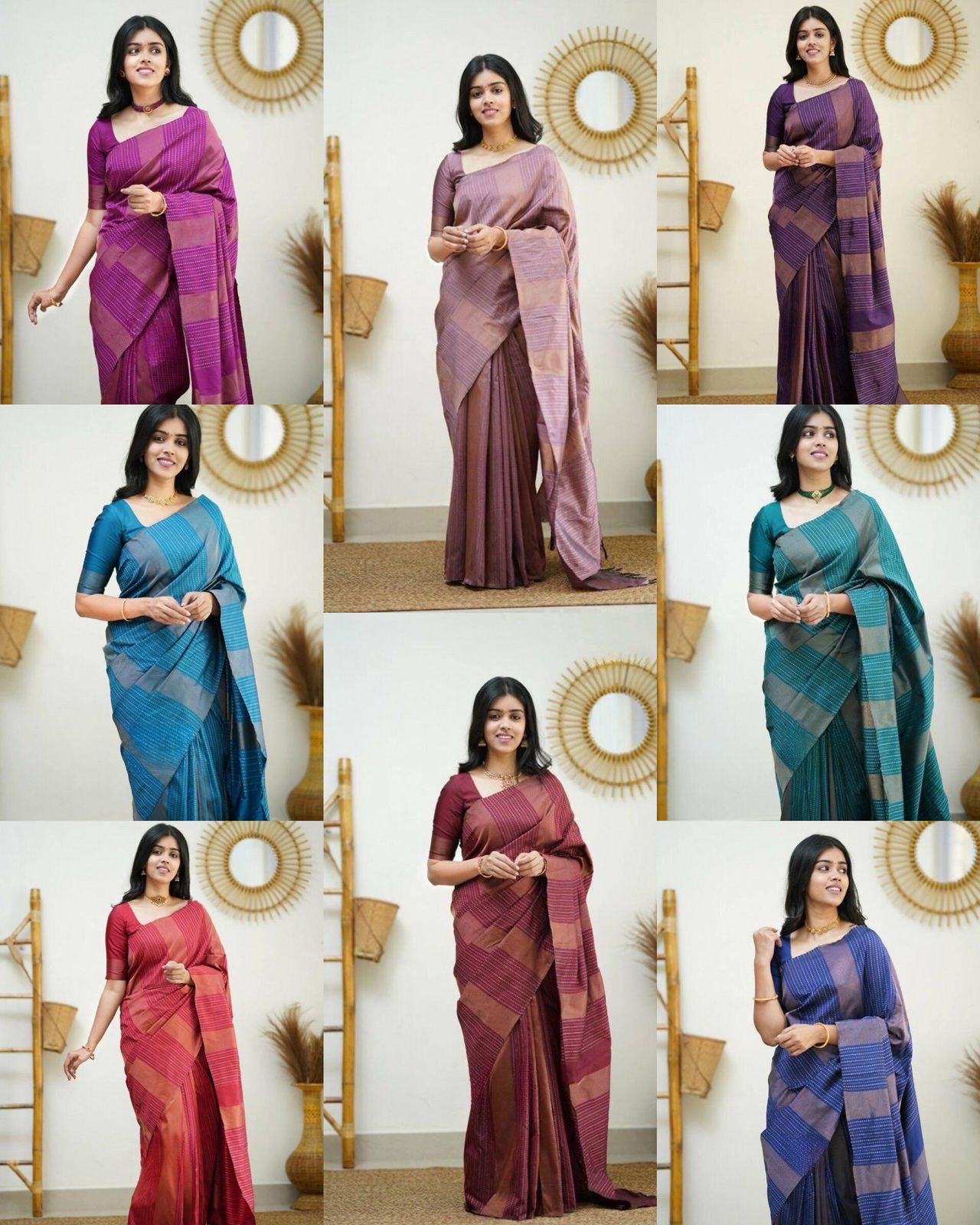 Parvathy Organic Banarasi Indian Wedding Saree Catalog